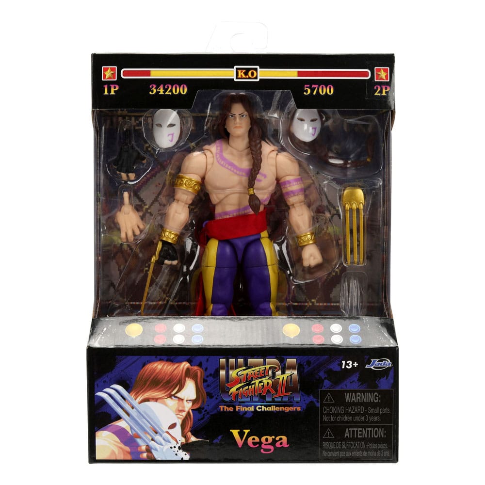 Ultra Street Fighter II: The Final Challengers Action Figure 1/12 Vega 15 cm Jada Toys