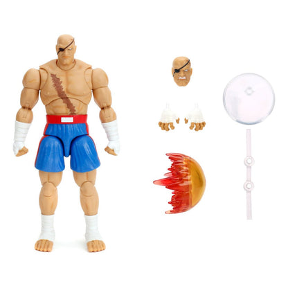 Ultra Street Fighter II: The Final Challengers Action Figure 1/12 Sagat 19 cm Jada Toys