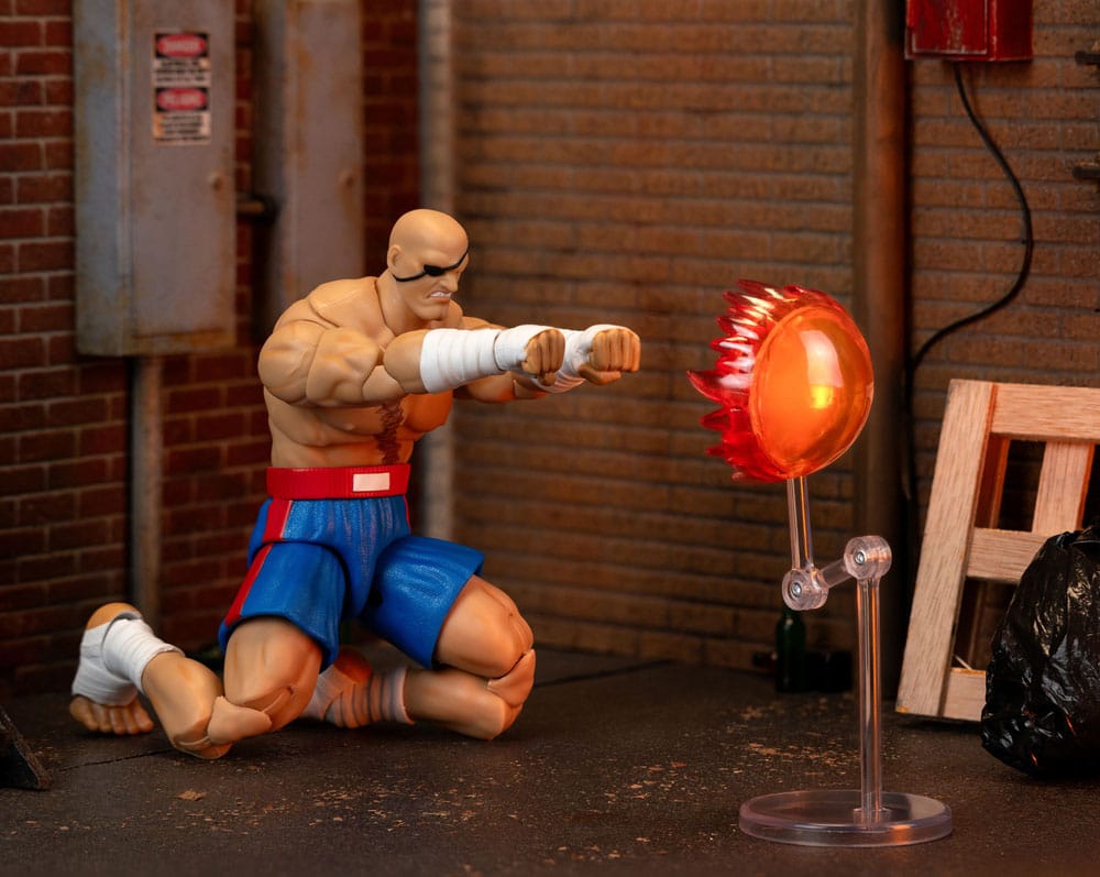 Ultra Street Fighter II: The Final Challengers Action Figure 1/12 Sagat 19 cm Jada Toys