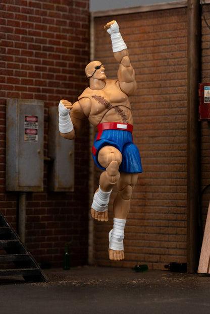 Ultra Street Fighter II: The Final Challengers Action Figure 1/12 Sagat 19 cm Jada Toys