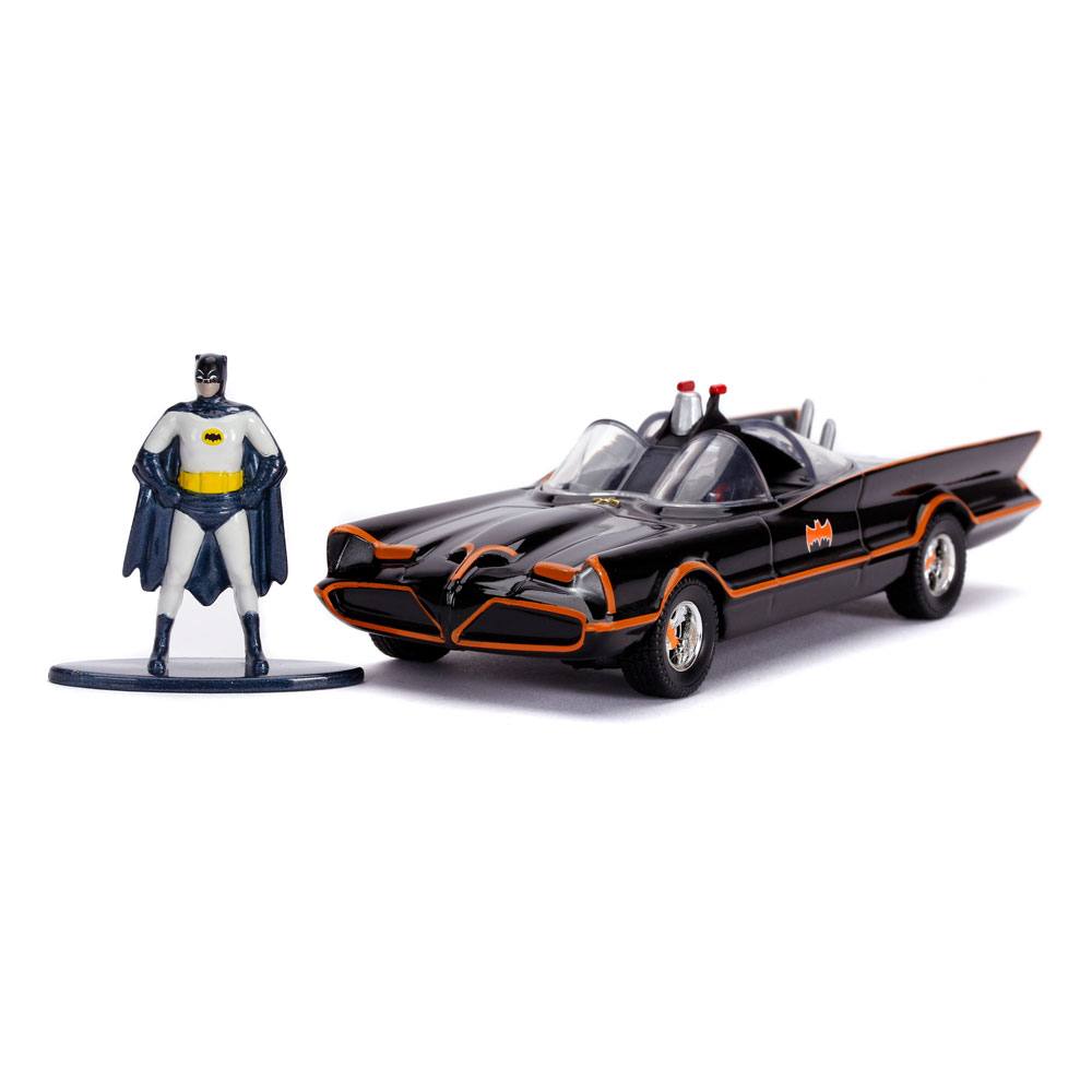 Batman Classic TV Series Diecast Model 1/32 1966 Classic Batmobile with Figure Vehicles