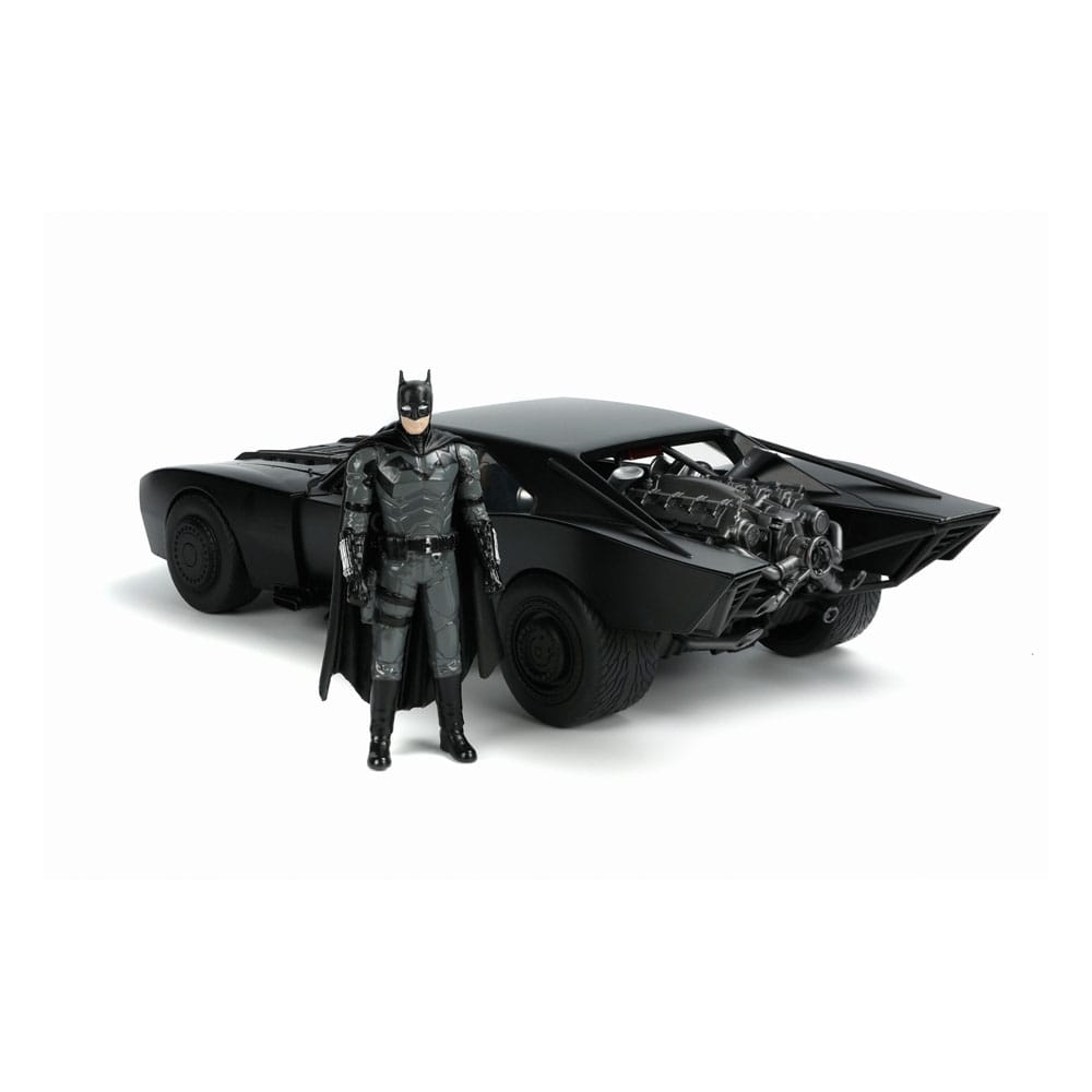 Batman 2022 Hollywood Rides Diecast Model 1/18 2022 Batmobile with Figure Jada Toys