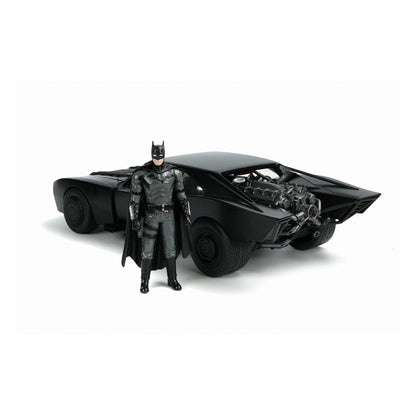 Batman 2022 Hollywood Rides Diecast Model 1/18 2022 Batmobile with Figure Jada Toys