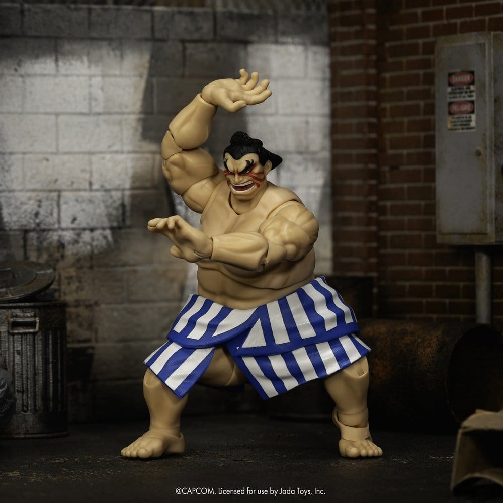 Ultra Street Fighter II: The Final Challengers Action Figure 1/12 E. Honda 16 cm Jada Toys