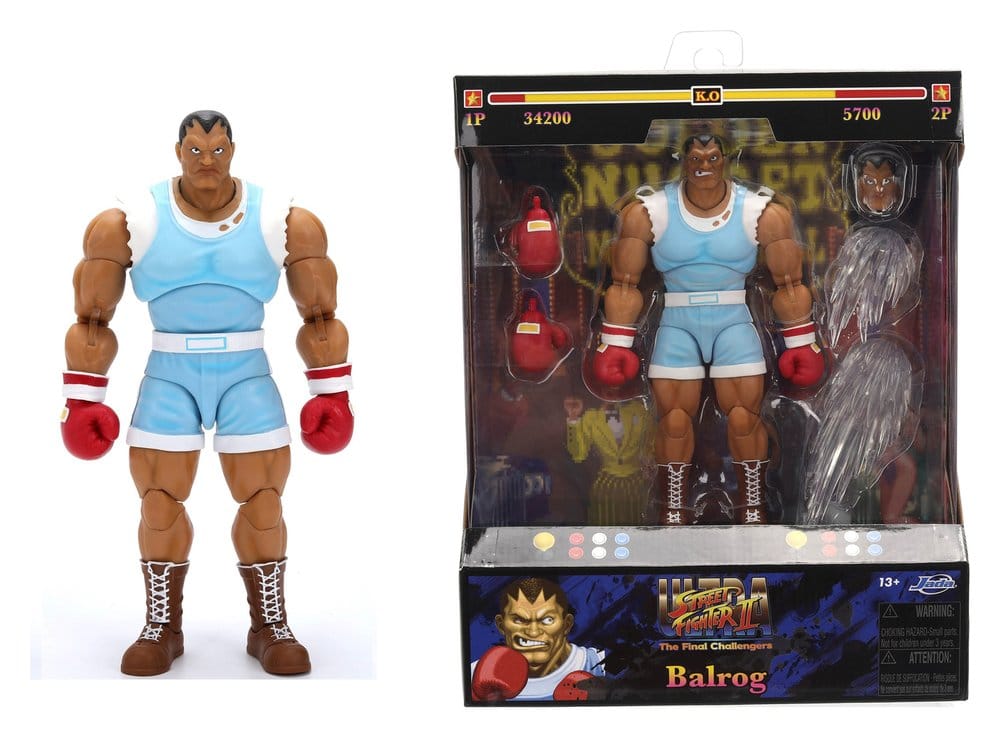 Ultra Street Fighter II: The Final Challengers Action Figure 1/12 Balrog 17 cm Jada Toys