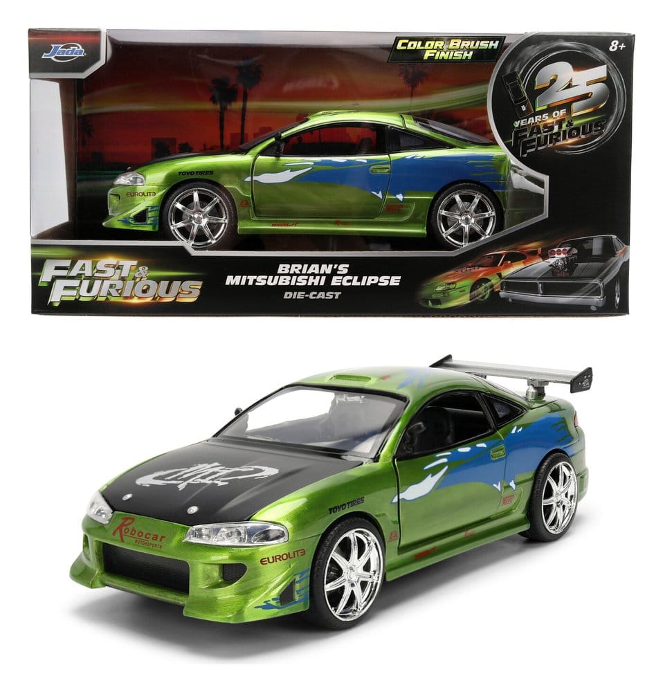 Fast & Furious Diecast Vehicle 1:24 Anniversary Mitsubishi 19 cm