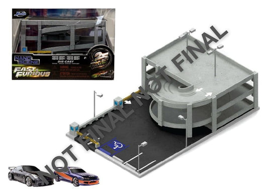 Fast & Furious Nano Scene Diorama Tokyo Drift Garage