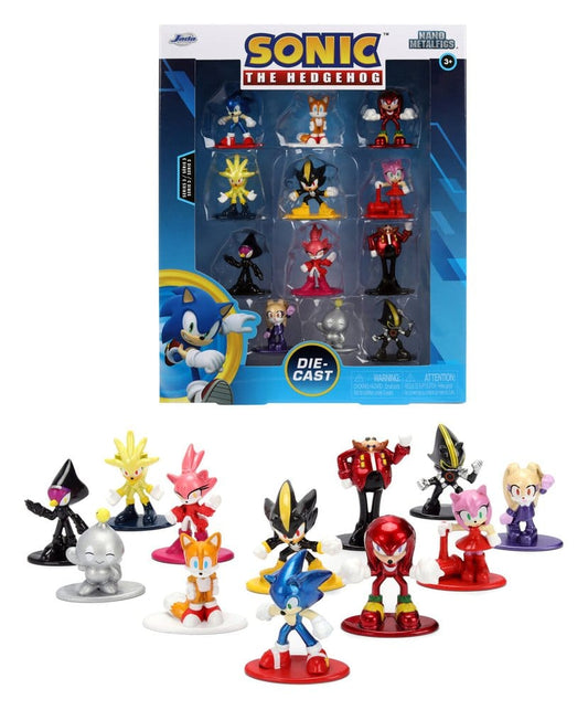 Sonic Nano Metalfigs Mini Figures 12-Pack