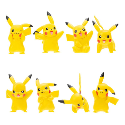PokÃ©mon Battle Feature Vinyl Figures 8 Pack Pikachu 5 cm