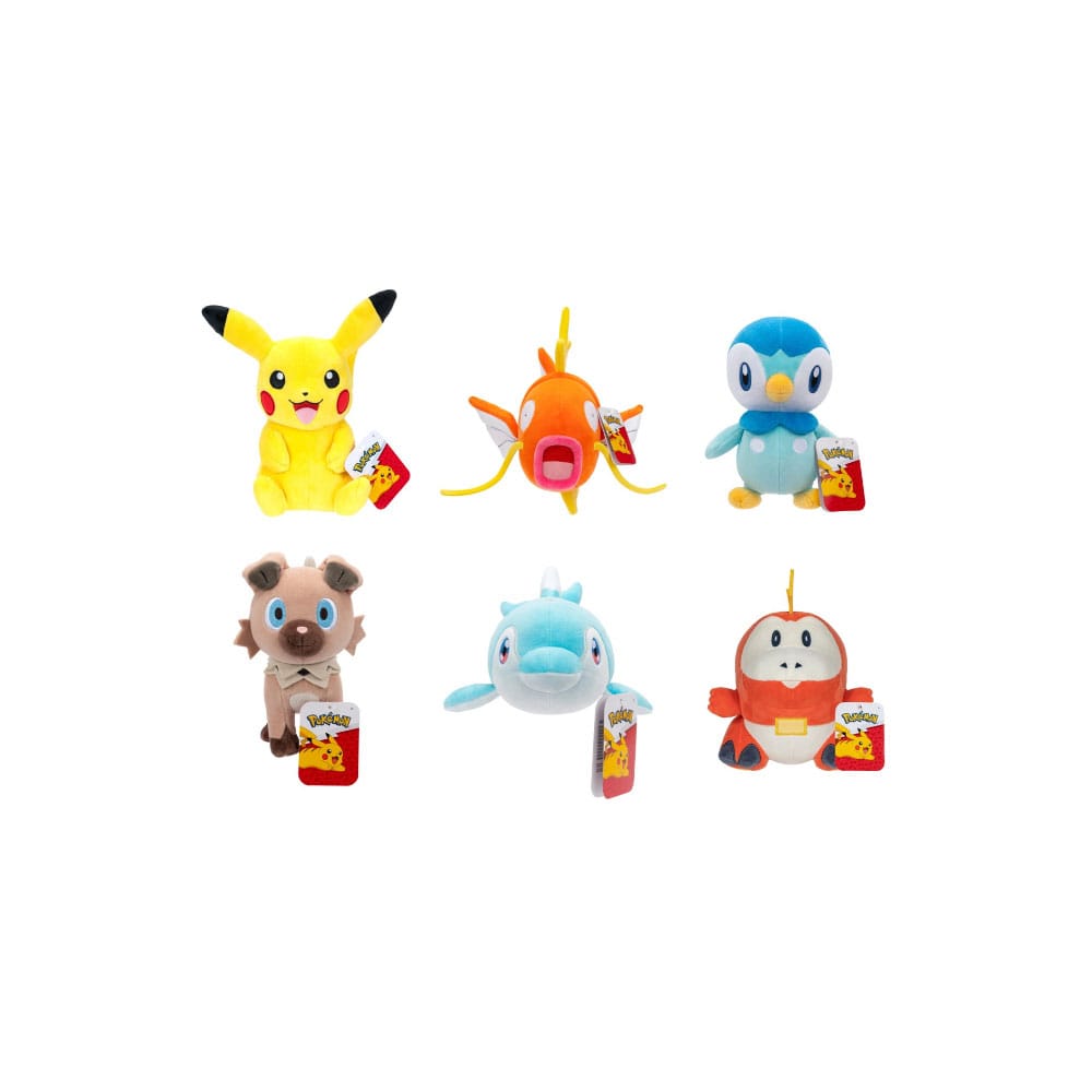 PokÃ©mon Plush Figures Series 3 20 cm Assortment (6) Plushes