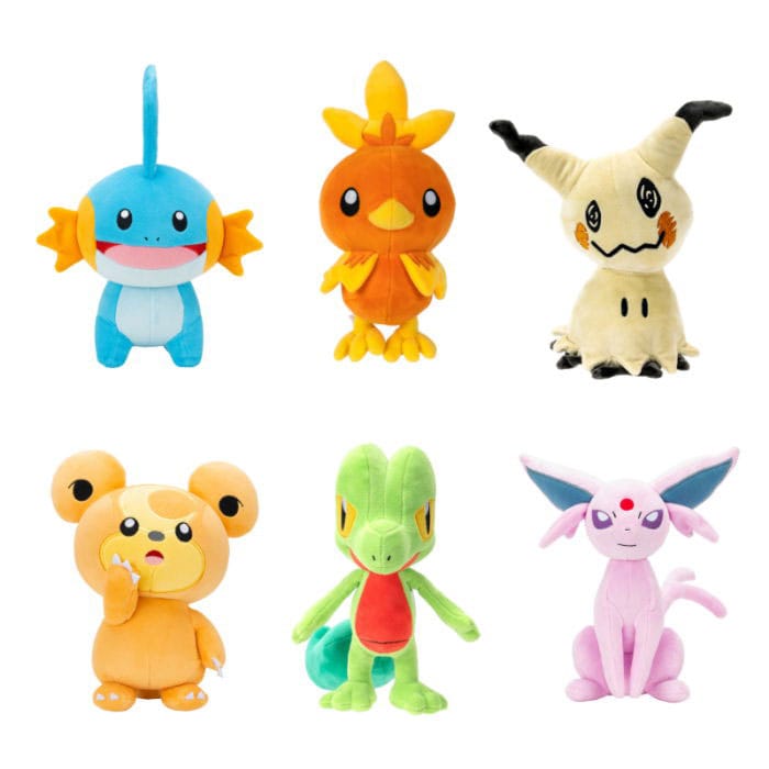 Pokémon Plush Figure Version 22 20 cm Assortment (6) Jazwares