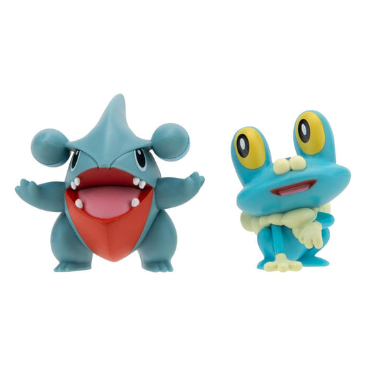 PokÃ©mon Battle Figure First Partner Set Figure 2-Pack Gible, Froakie 5 cm