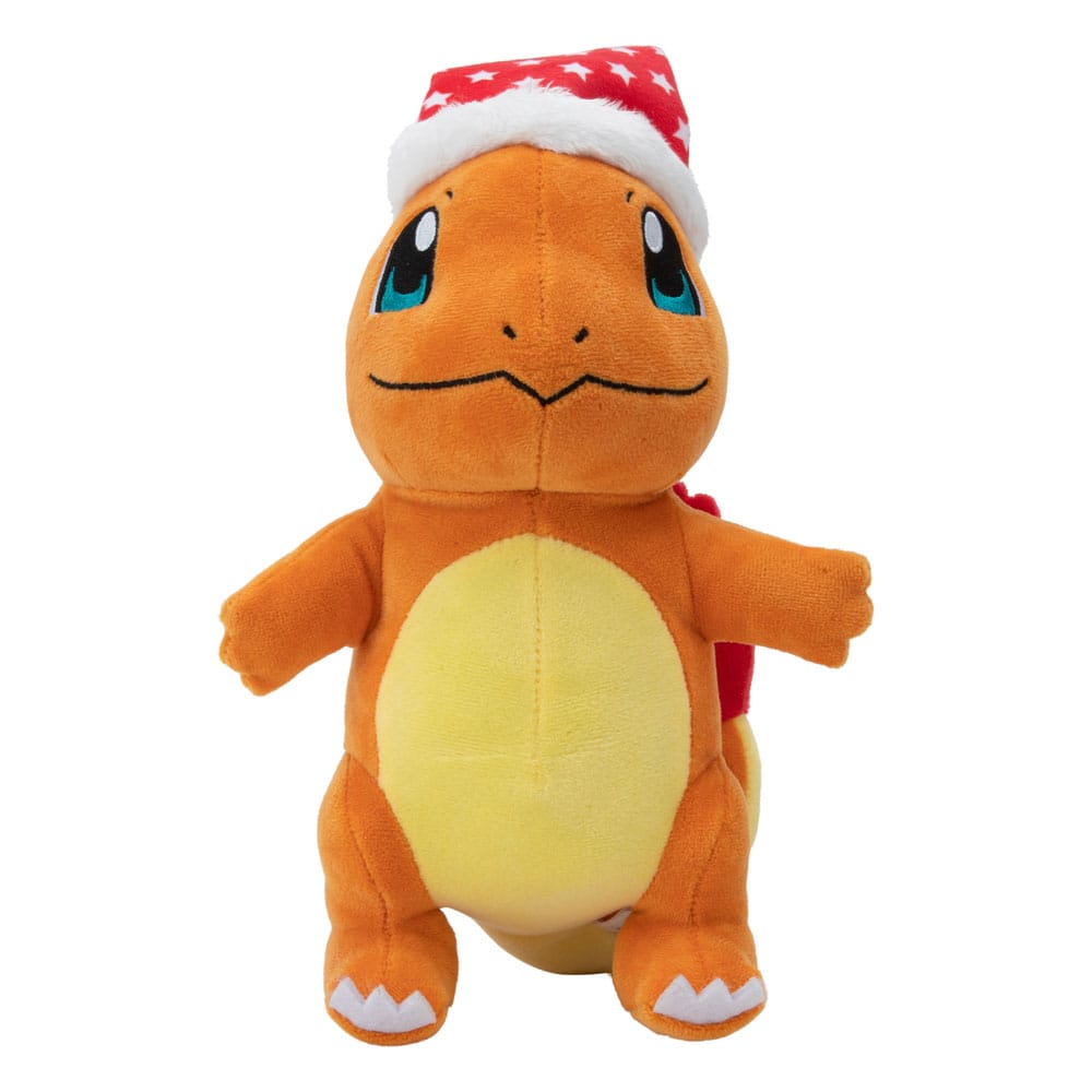 Pokémon Plush Figure Winter Charmander with Christmas Hat 20 cm - FanofThings.co.uk
