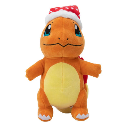 Pokémon Plush Figure Winter Charmander with Christmas Hat 20 cm - FanofThings.co.uk