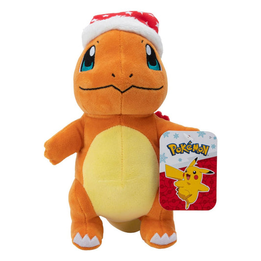 Pokémon Plush Figure Winter Charmander with Christmas Hat 20 cm - FanofThings.co.uk