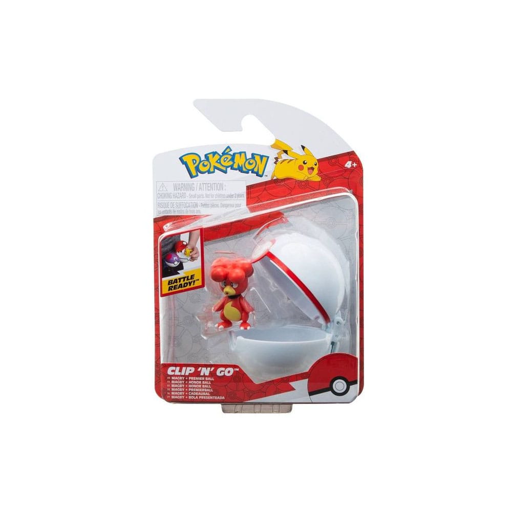 PokÃ©mon Clip'n'Go PokÃ© Balls Magby & PokÃ© Ball