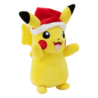 Pokémon Plush Figure Winter Pikachu with Christmas Hat 20 cm - FanofThings.co.uk