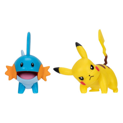 Pokémon First Partner Battle Figure Set Figure 2-Pack Mudkip & Pikachu #4 Mini-figures