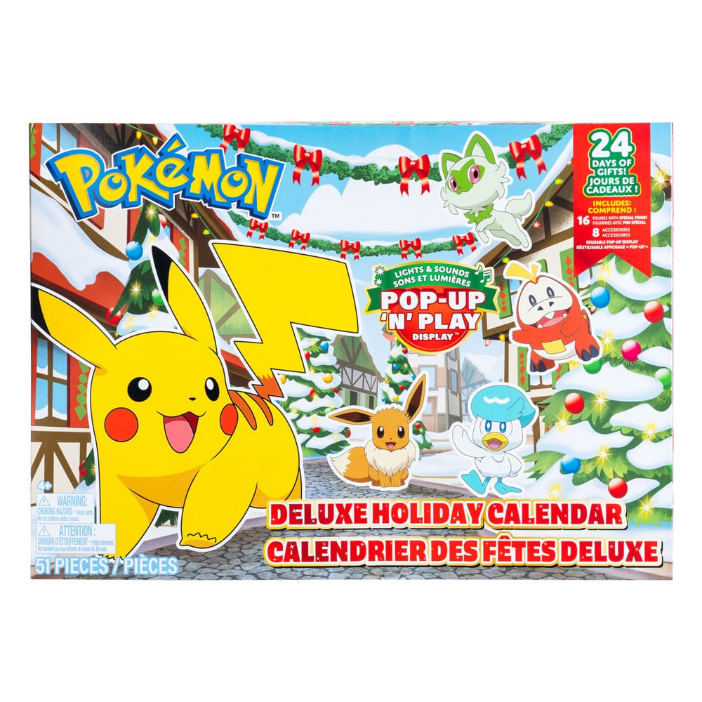 PokÃ©mon Battle Figures Deluxe Advent Calendar Holiday 2024 *Version EN/FR*