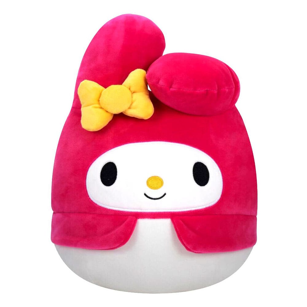 Squishmallows Plush Figure Sanrio Core My Melody Yellow Bow and Pink Suit 25 cm Plushes