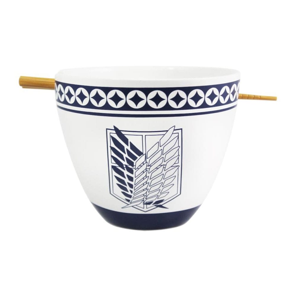 Attack on Titan Ramen Bowl with Chopsticks Emblem 473 ml Kitchen- and Tableware