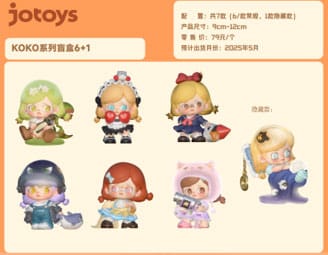 Kokosa: Girls Series Blind Box figure 9 - 12 cm Display (6) Jotoys