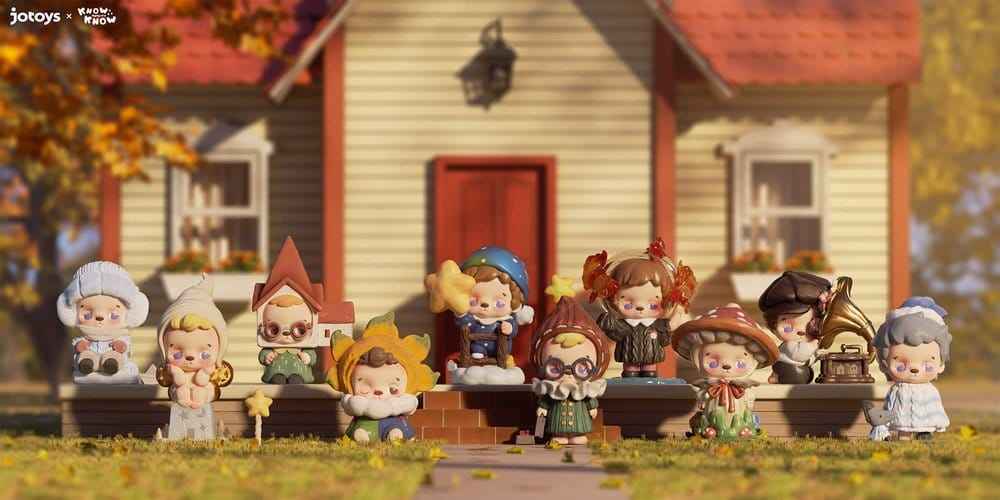 Knowknow Monster Hopscotch PVC Mini Figures Blind Box 12 cm Display (9)