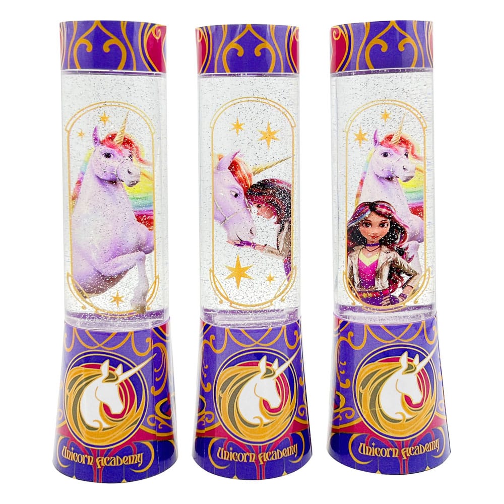 Unicorn Academy LED Glitter Lamps 15 cm Display (12) Decoration