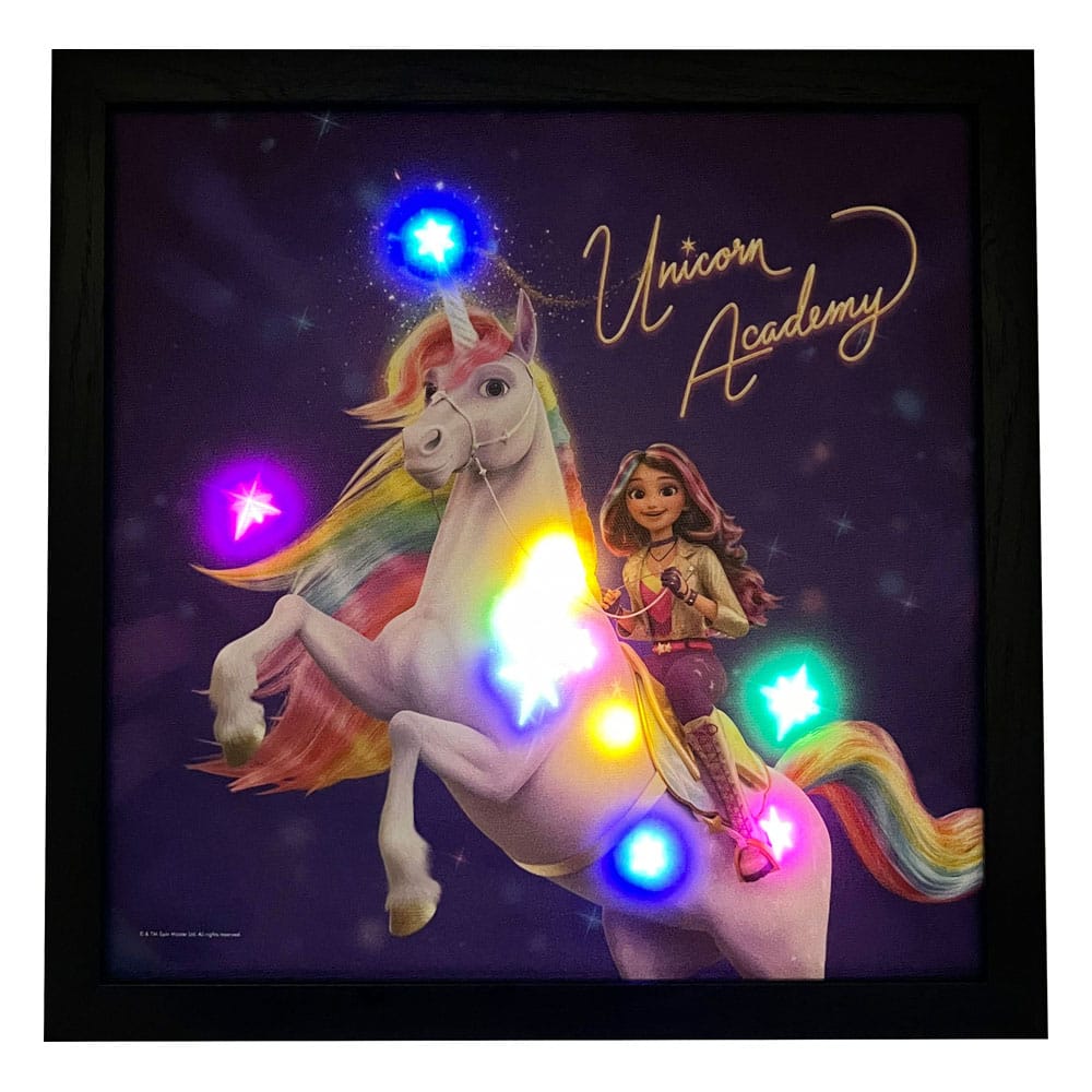 Unicorn Academy Canvas Poster Sophia & Wildstar (With Light)