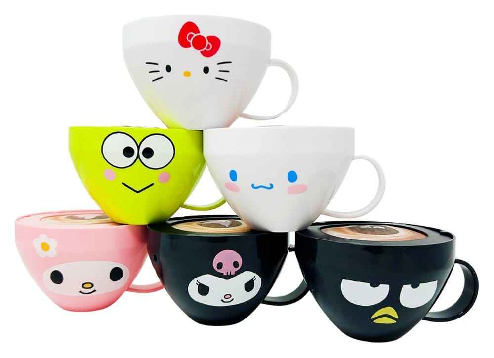 Sanrio Squishy Figures Hello Kitty Cappuccino Display (8)