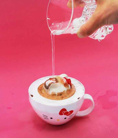 Sanrio Squishy Figures Hello Kitty Cappuccino Display (8)