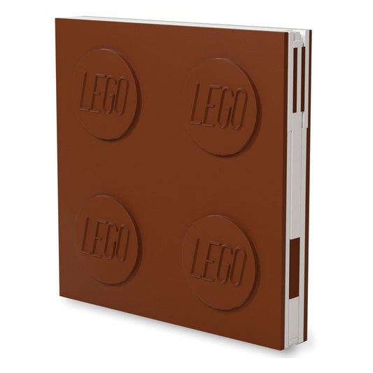 LEGO Notebook with Pen Brown Stationery