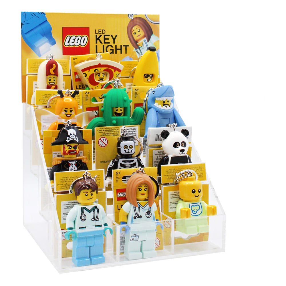 LEGO Acryl Counter Display with 12 Light-Up Keychains Joy Toy (IT)