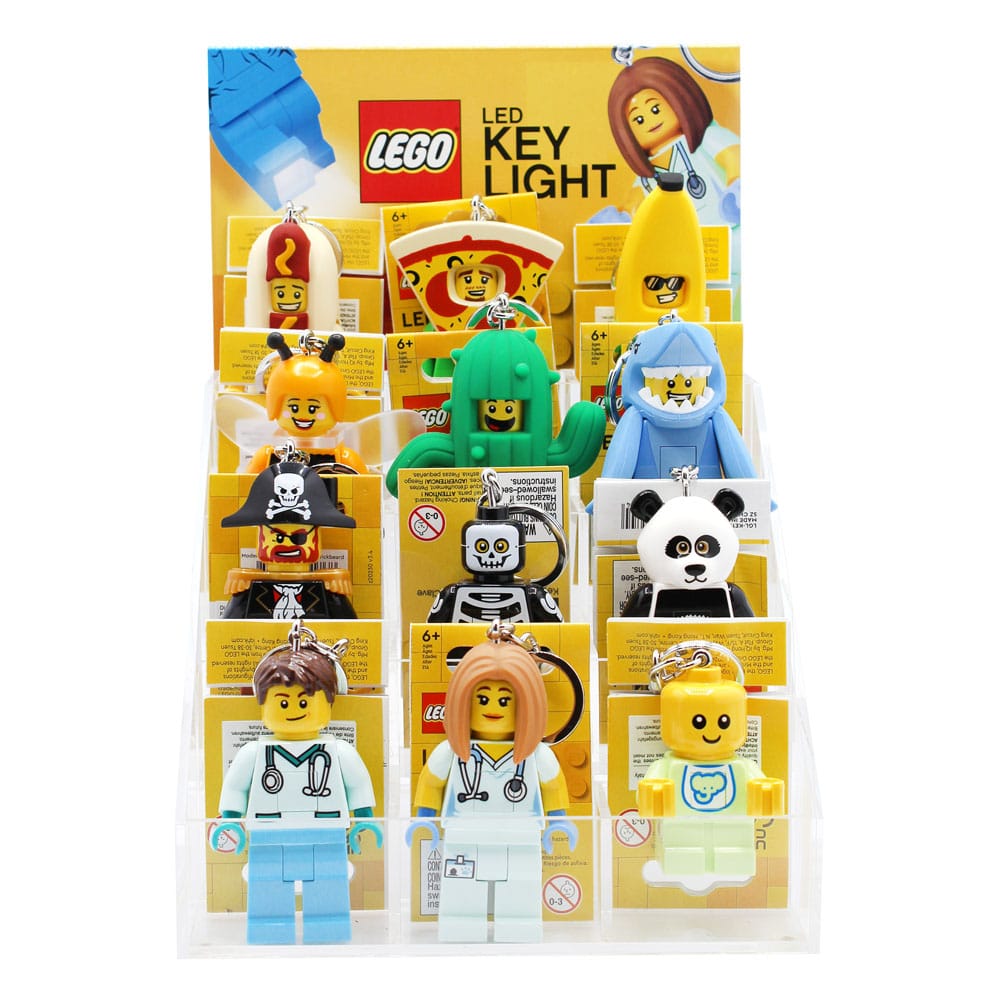 LEGO Acryl Counter Display with 12 Light-Up Keychains Joy Toy (IT)