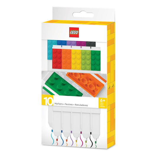 LEGO Felt Tip Pens Set 10-Pieces Stationery