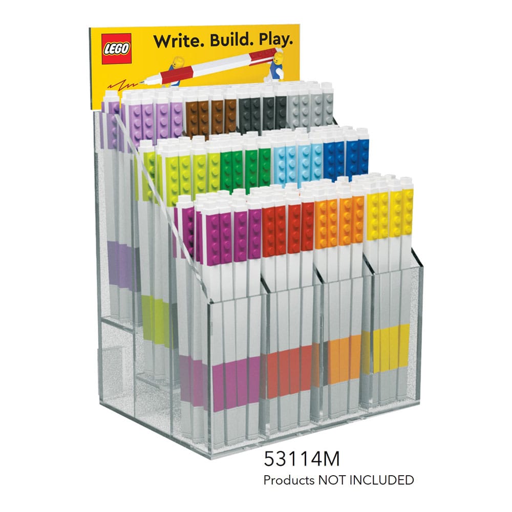 LEGO Acryl Verkaufsdisplay / Thekendisplay for Gel Pens Stationery