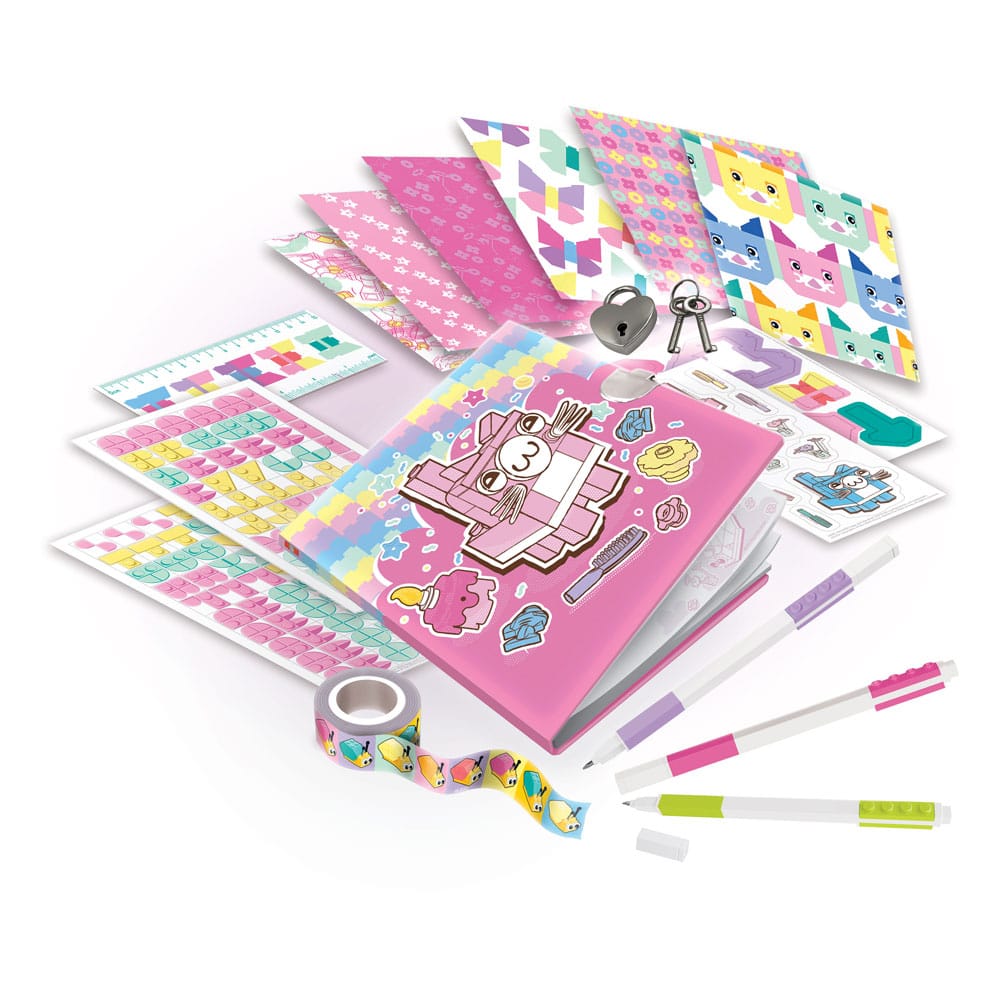 LEGO Secret Diary Set with Lock Cat Joy Toy (IT)