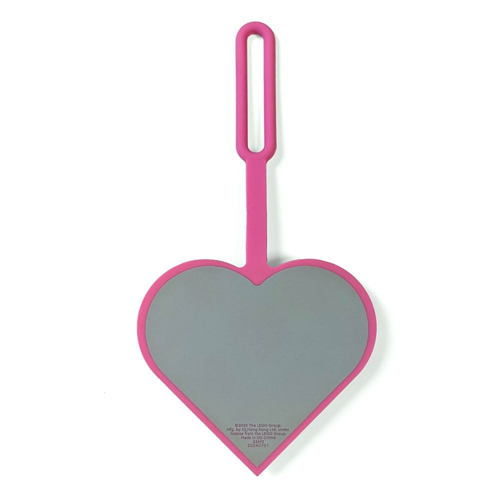 LEGO Minifigures Luggage tag Heart Rosa 10 cm Joy Toy (IT)