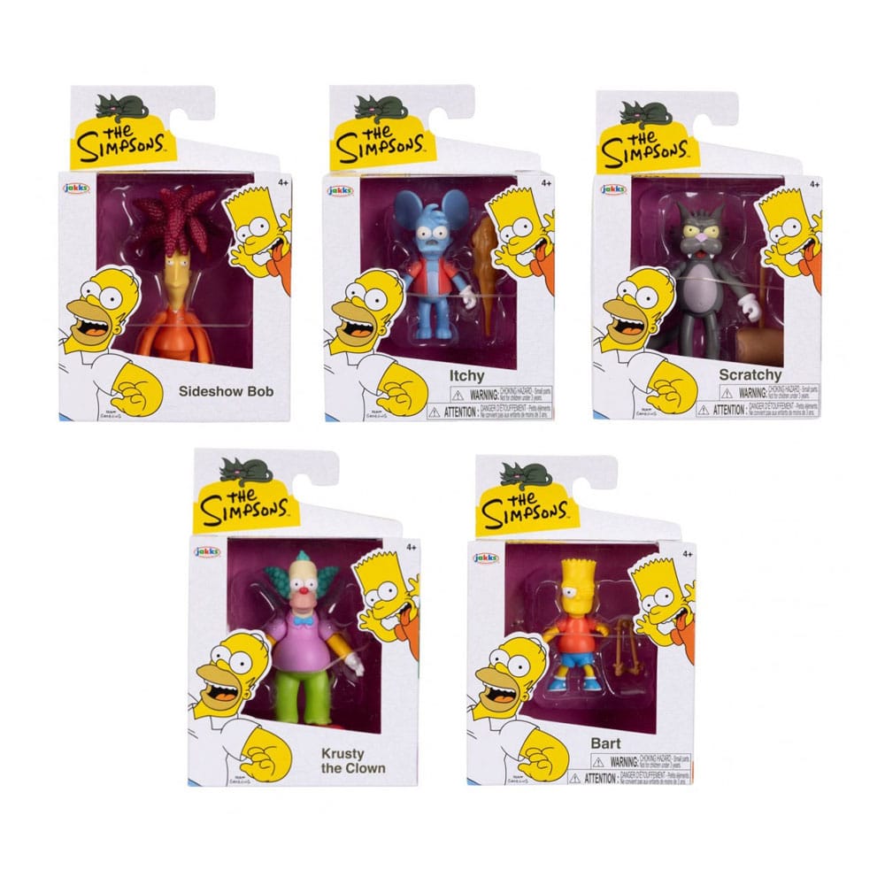 Simpsons Mini Figure Wave 2 7 cm Assortment (8) Jakks Pacific