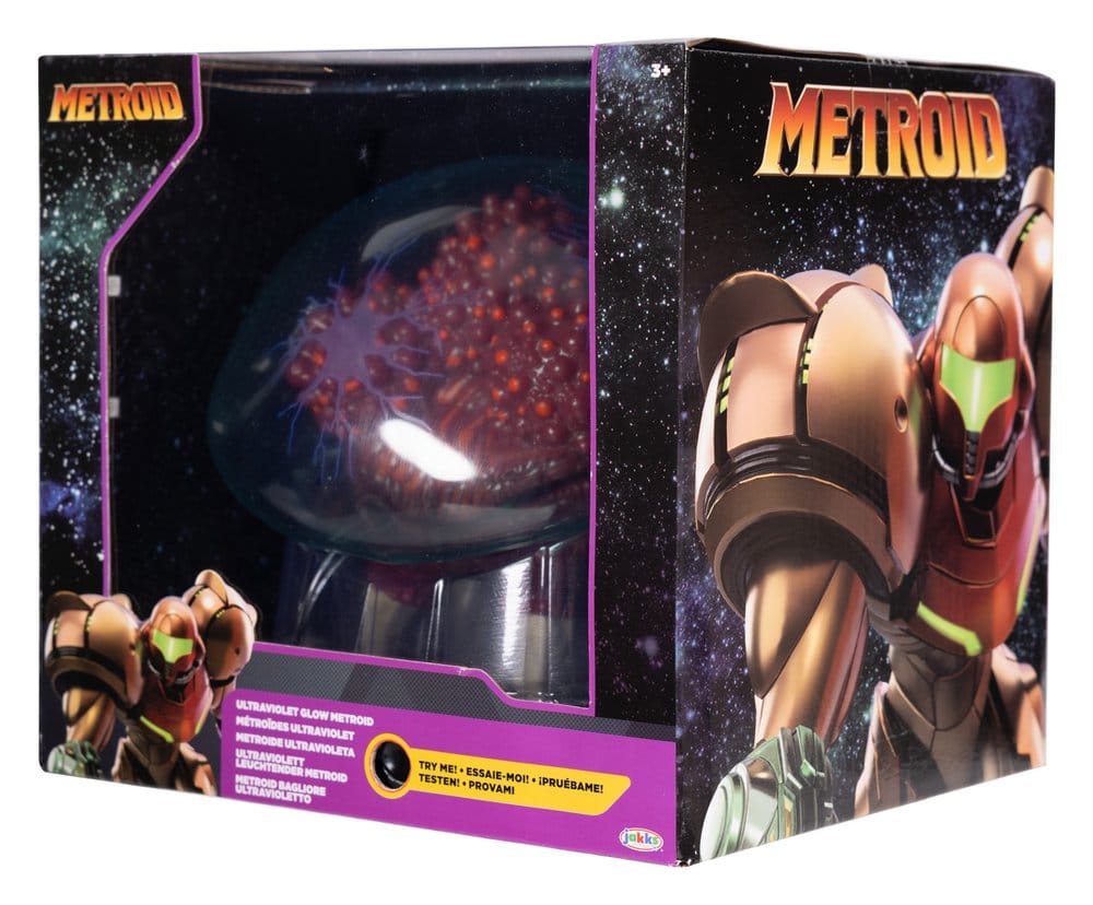 World of Nintendo Metroid Prime Actionfigure Metroid Ultraviolet Glow 15 cm Jakks Pacific