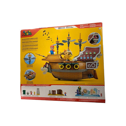 World of Nintendo Super Mario Playset Bowser’s Airship Deluxe Playsets