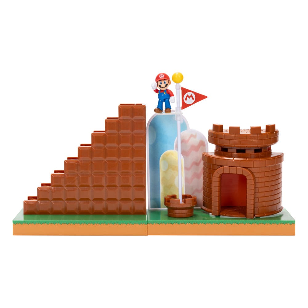 World of Nintendo Super Mario Mini Figure Playset End Level Playsets