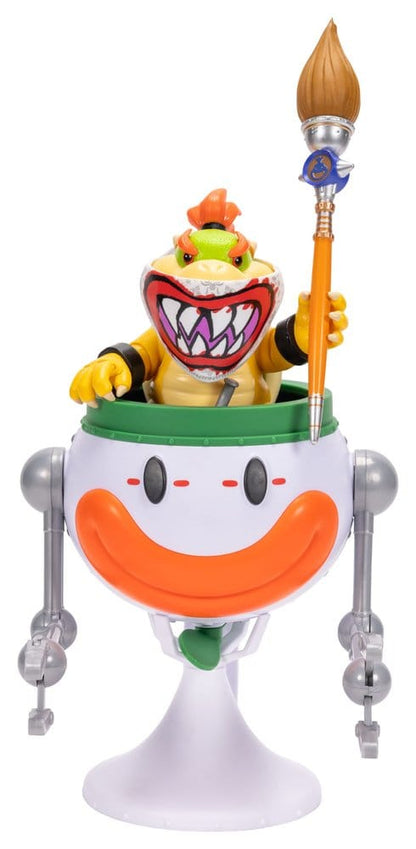 The Super Mario Galaxy Movie Action Figure Bowser Jr. with Clown Car 13 cm Jakks Pacific