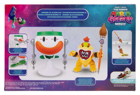 The Super Mario Galaxy Movie Action Figure Bowser Jr. with Clown Car 13 cm Jakks Pacific