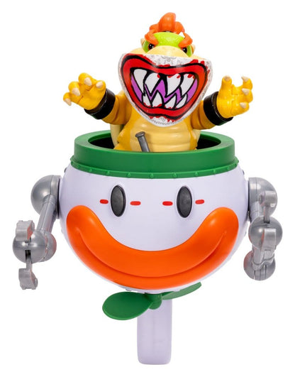 The Super Mario Galaxy Movie Action Figure Bowser Jr. with Clown Car 13 cm Jakks Pacific