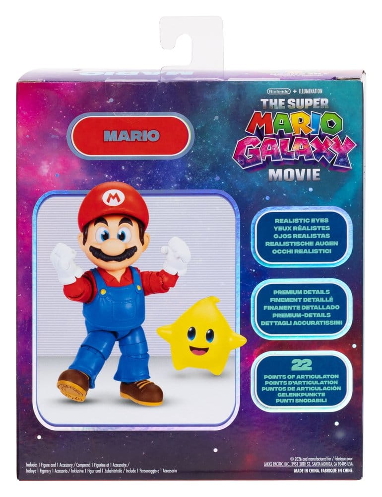 The Super Mario Galaxy Movie Action Figure Mario 13 cm Jakks Pacific