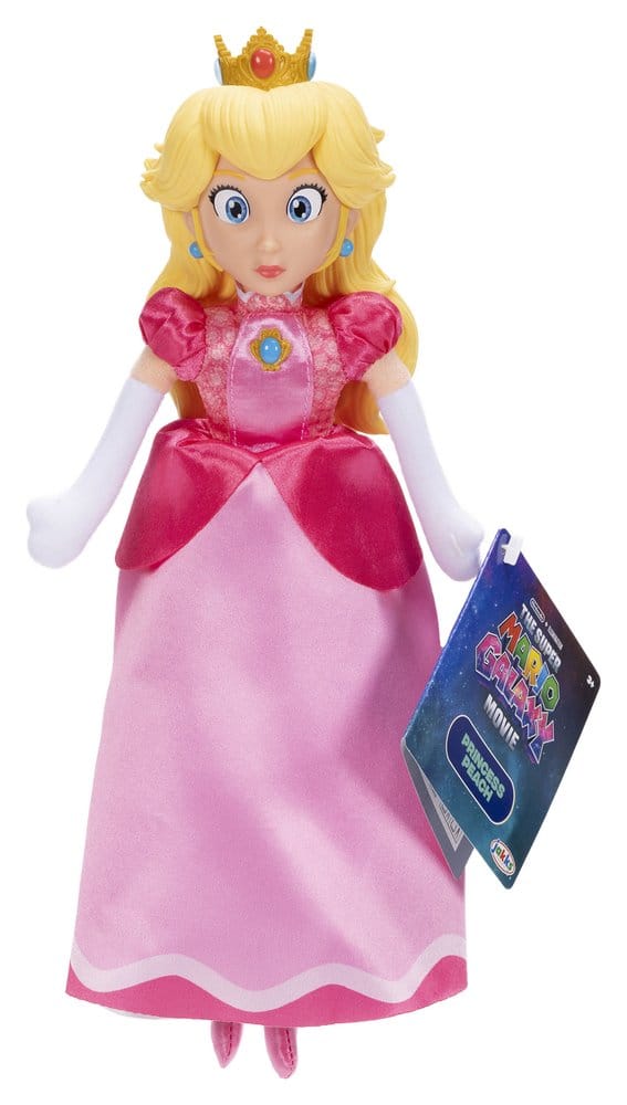 The Super Mario Galaxy Movie Plush Figure Princess Peach 23 cm Jakks Pacific