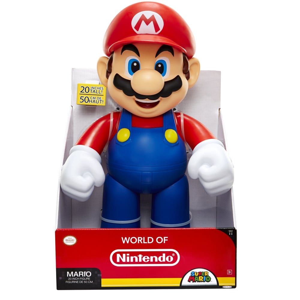 World of Nintendo Big Figs Action Figure Super Mario 50 cm Case (4) Jakks Pacific