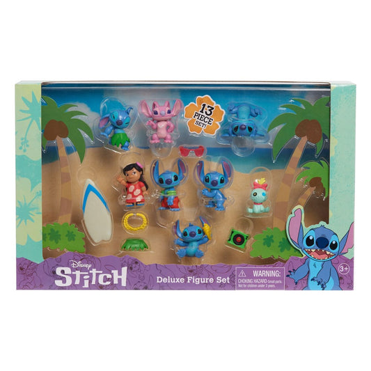 Lilo & Stitch Mini Figure 8-Pack Stitch Deluxe Figure Set 7 cm