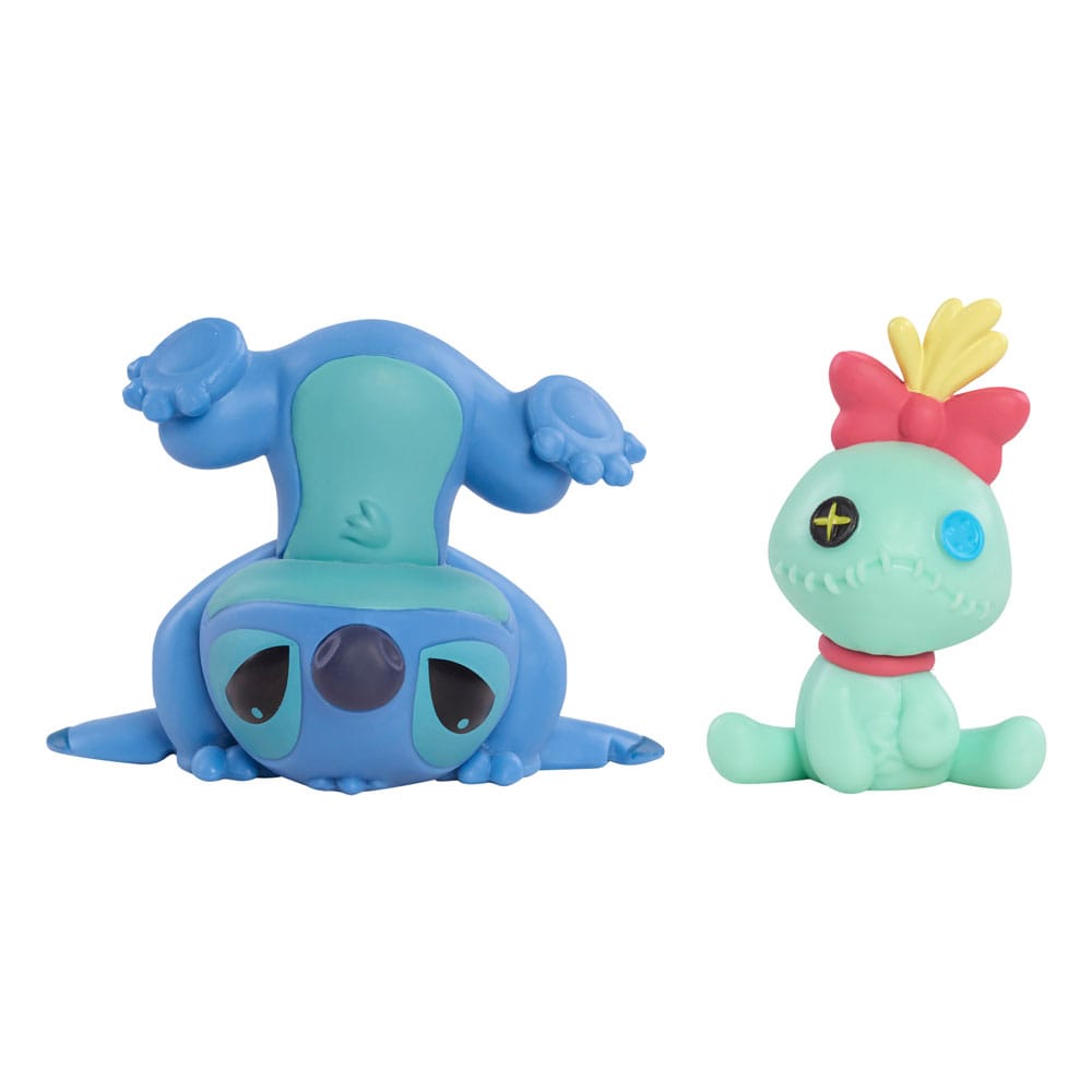 Lilo & Stitch Mini Figure 2-Pack Scrump & Upside Down Stitch 7 cm Mini-figures